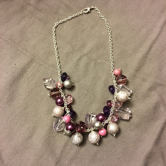 Purple and Silver Necklace 5/$25 - Picture 2 of 2